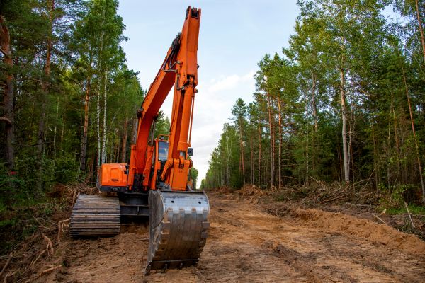 Backhoe Land Clearing in San Angelo